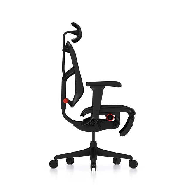 Enjoy Ultra gaming chair with black frame 90º right view