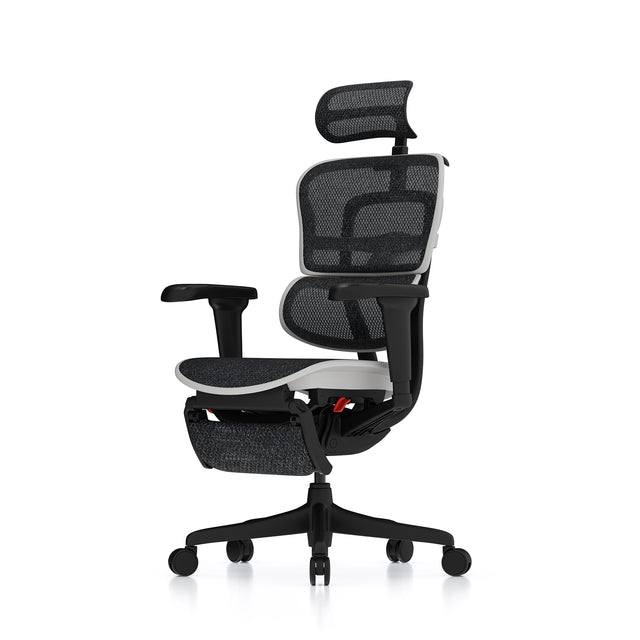 Ergohuman Ultra Gaming-Stuhl, weiße Edition