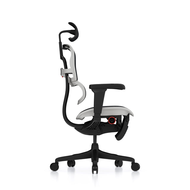 Ergohuman Ultra Gaming-Stuhl, weiße Edition