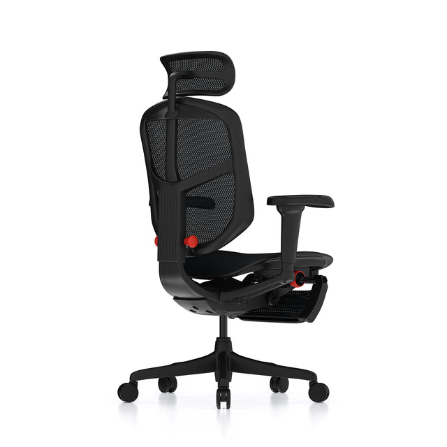 Enjoy Ultra gaming chair with black frame 135º right view 