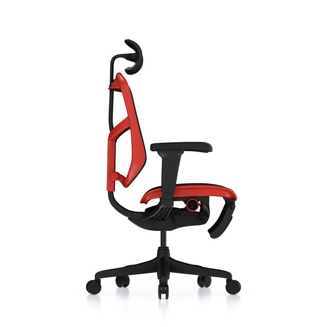 Enjoy Ultra gaming chair with red frame 90º right view 