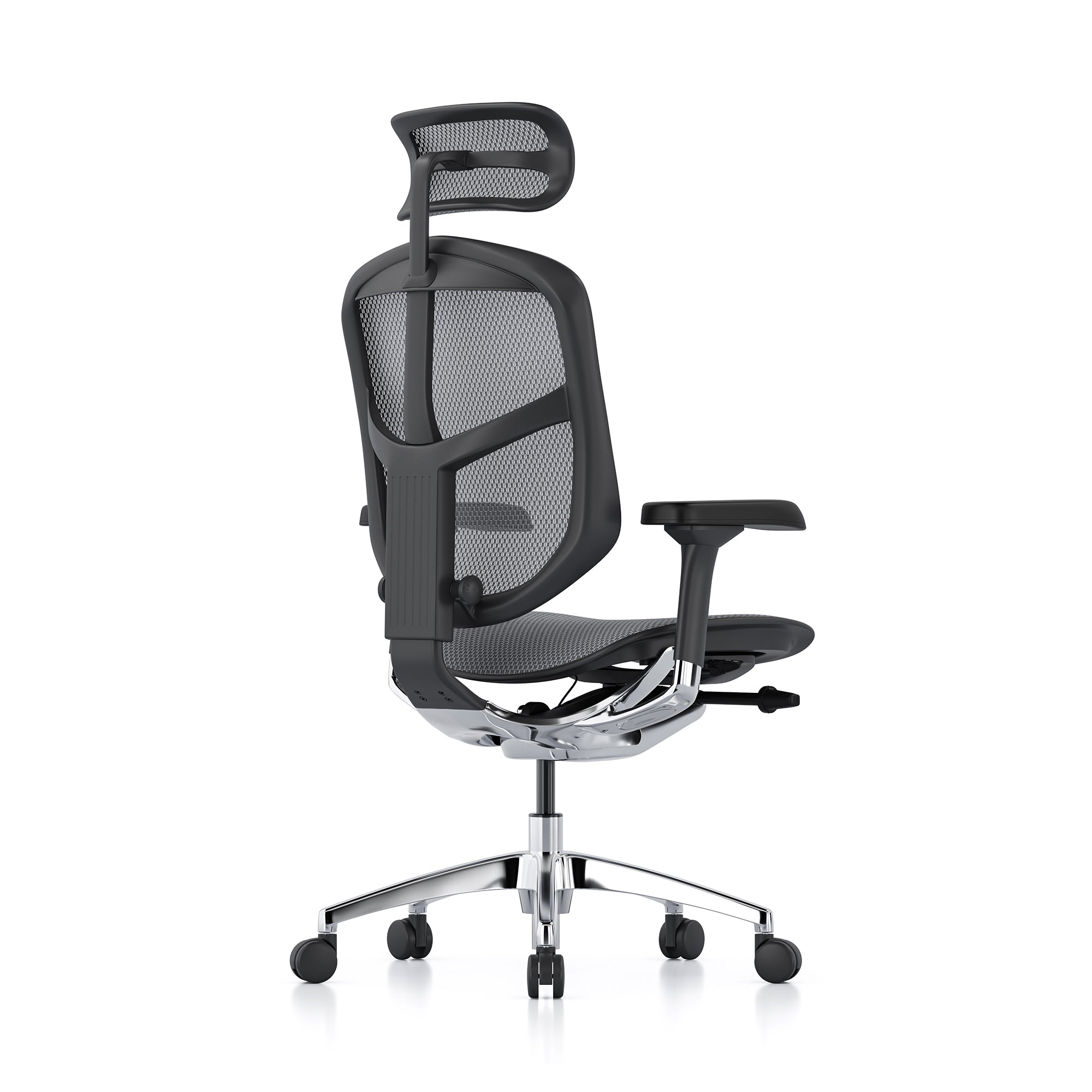 Enjoy Elite office chair | Black frame & grey mesh | Ergohuman