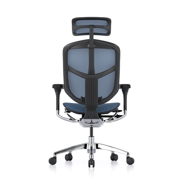Enjoy Elite office chair | Black frame & blue mesh | Ergohuman