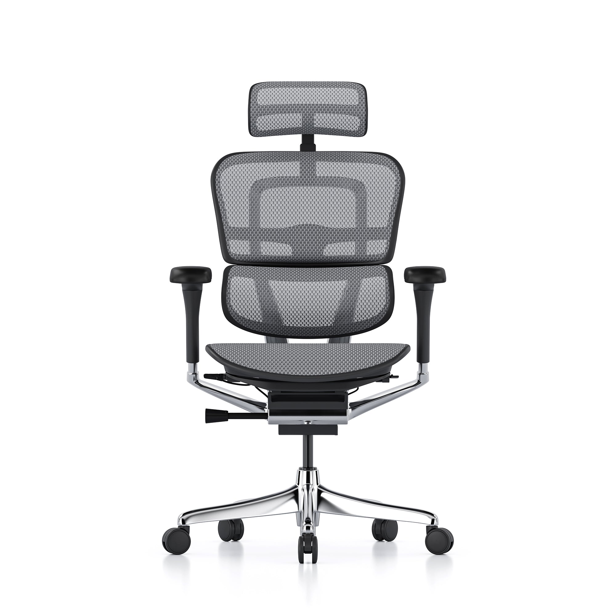 Ergohuman Elite office chair | Black frame & grey mesh – Ergohuman ...