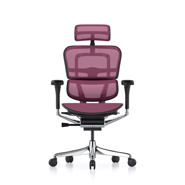 Ergohuman Elite office chair | Black frame & pink mesh – Ergohuman