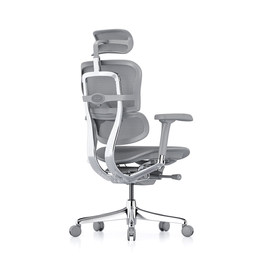 Ergohuman Elite office chair | Grey frame & grey mesh – Ergohuman ...