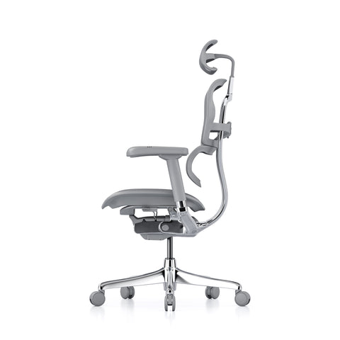 Ergohuman Elite office chair | Grey frame & grey mesh – Ergohuman ...