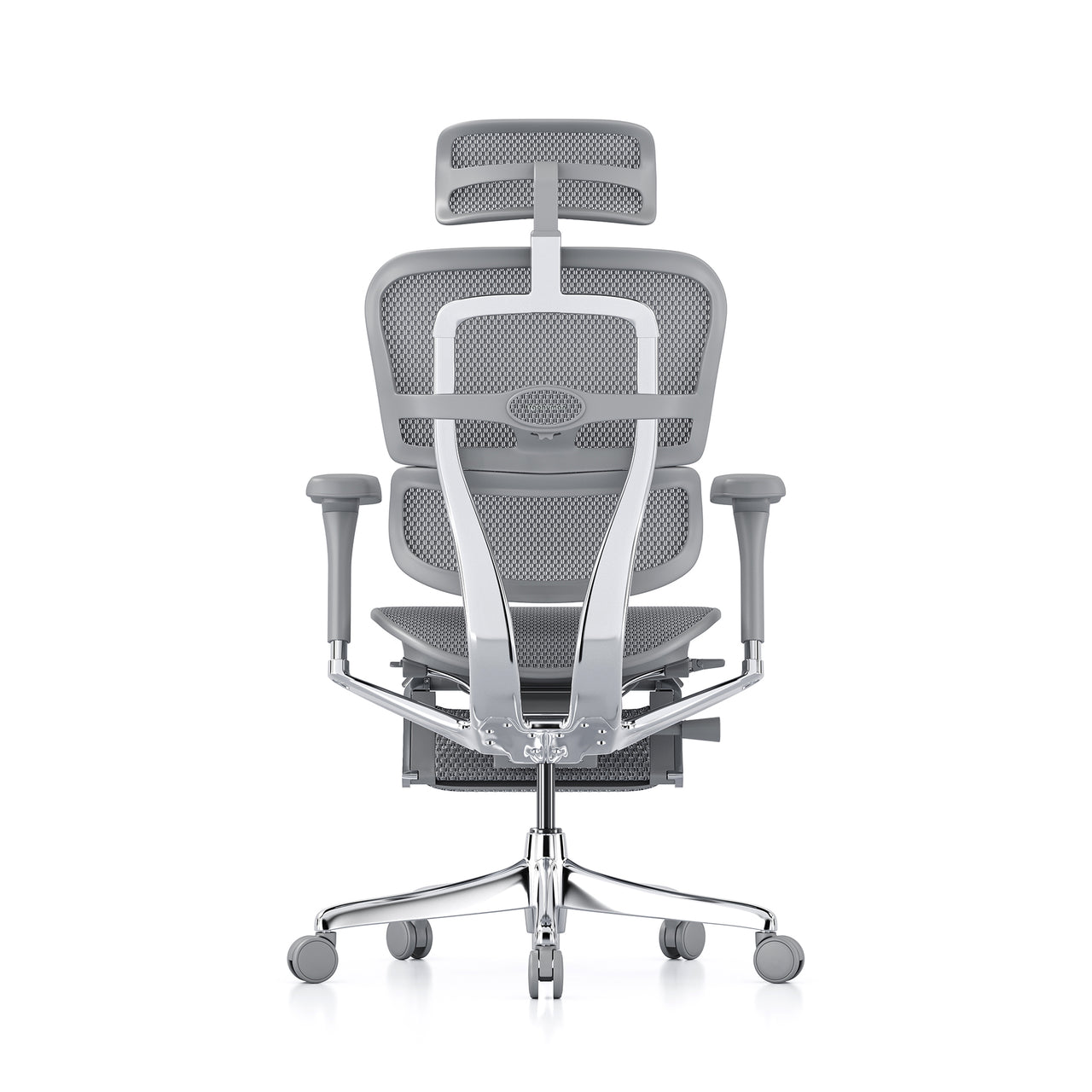 Ergohuman Elite office chair | Grey frame & grey mesh – Ergohuman ...