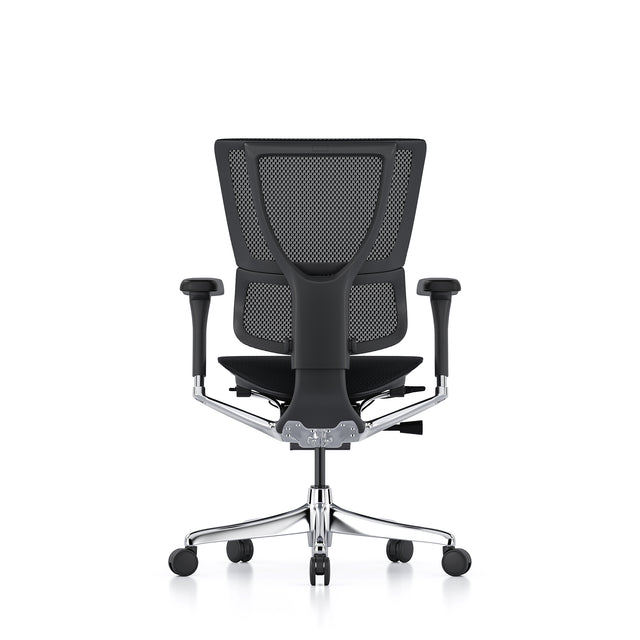 Mirus office chair without headrest, black mesh, black frame