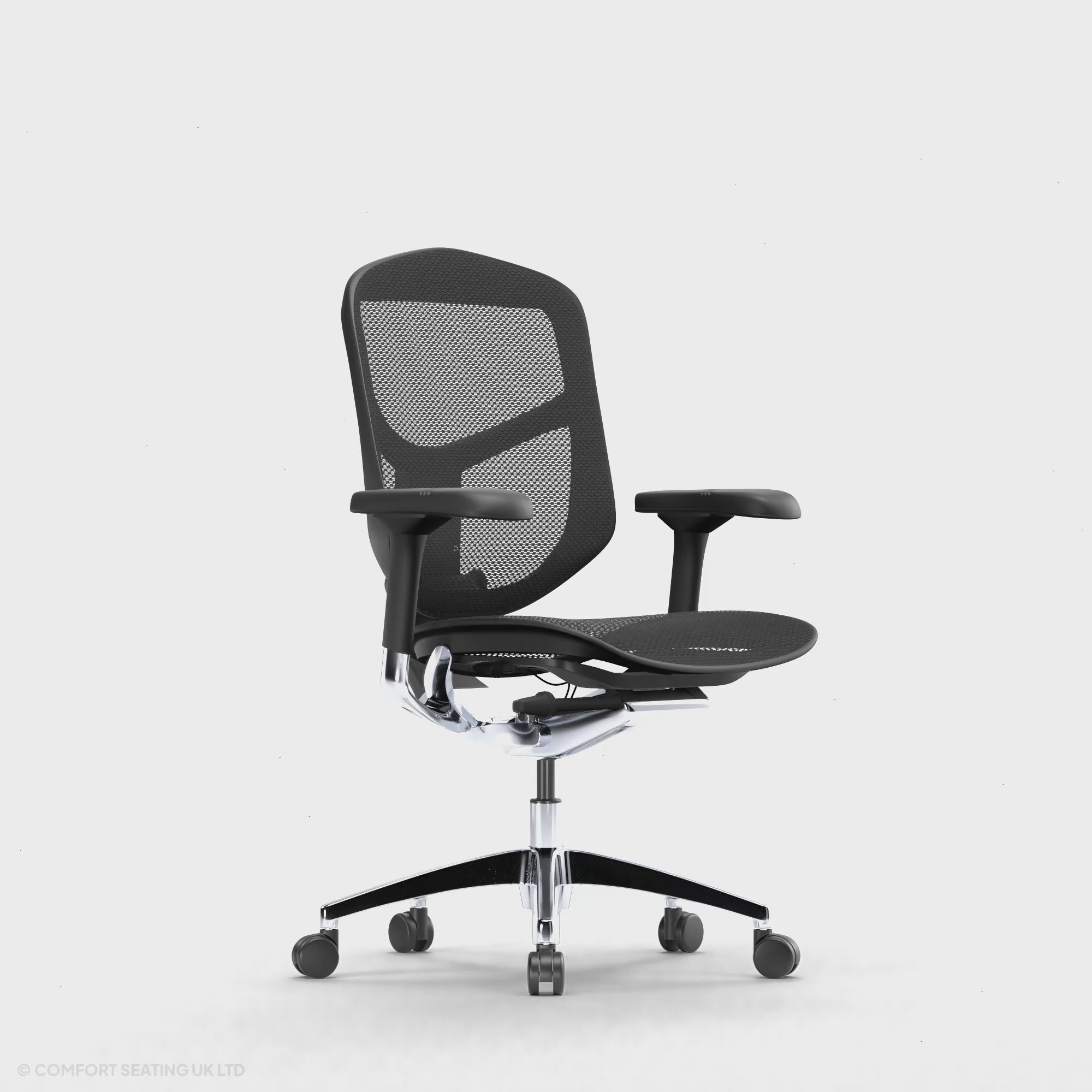 Enjoy Elite office chair | Black frame & black mesh | Ergohuman